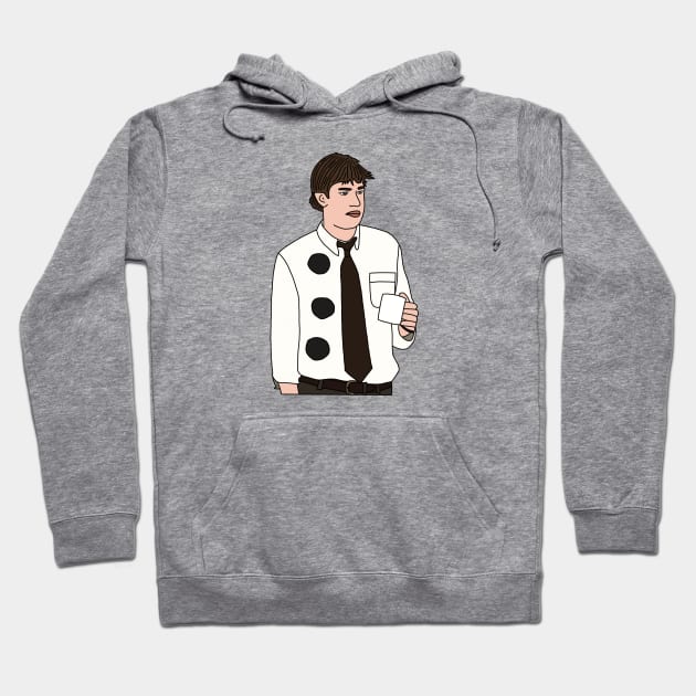 Jim Halloween The Office Hoodie by Eclipse in Flames